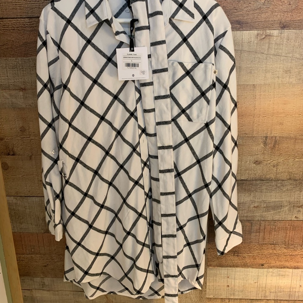 Flannel tunic